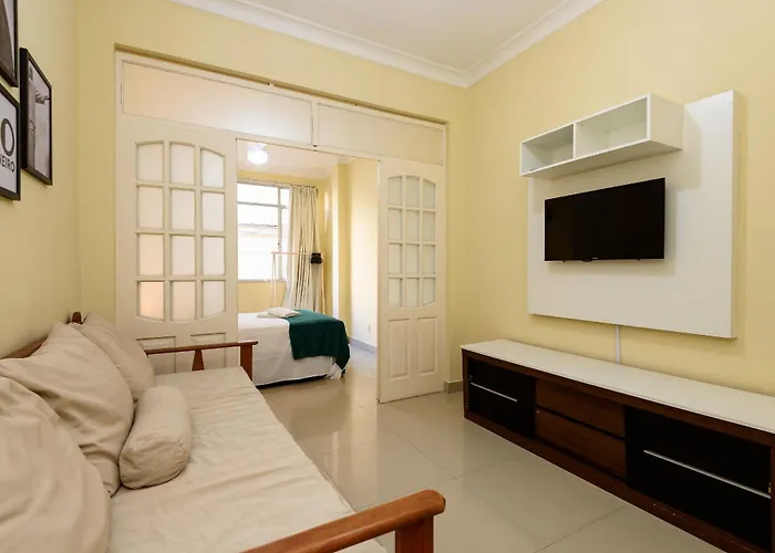 Studio Confortavel Para 4 Pessoas Em Copacabana Rio de Janeiro