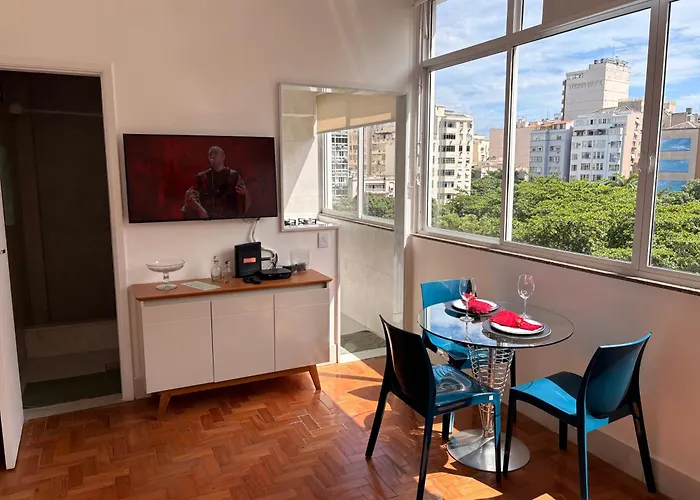 Quarto E Sala Vista Cristo E Mar De Copacabana Rio de Janeiro