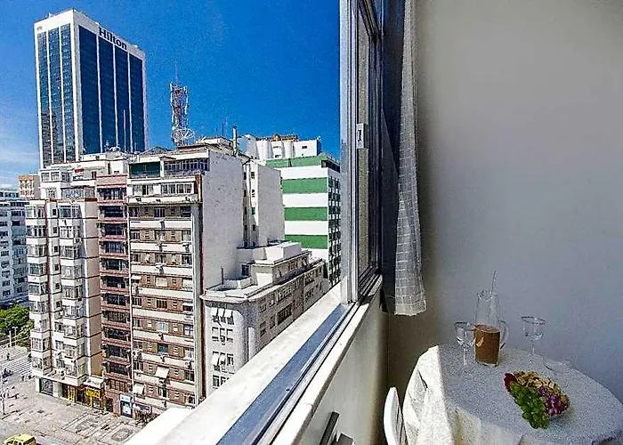 Vista Lateral Ao Mar: Estudio Acolhedor Rio de Janeiro
