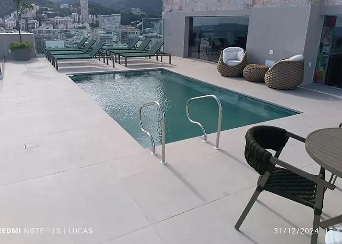 Flat Com Varanda, Vista Mar E Cristo Rio de Janeiro